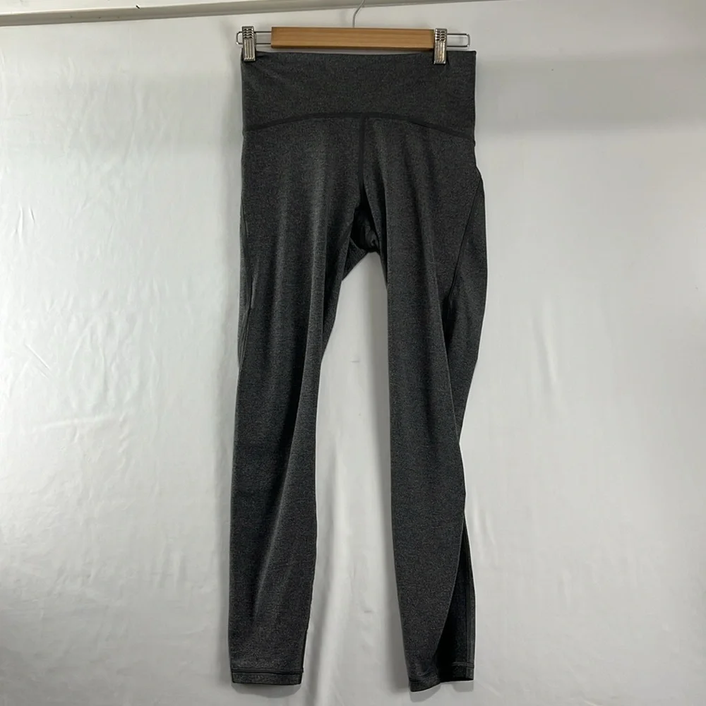 Lululemon Train Times 7/8 Pant in Heathered Black - Picture 4 of 8